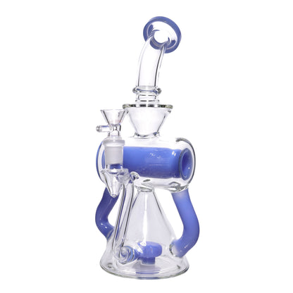 10 in - Inline Slime Colors Glass Recycler