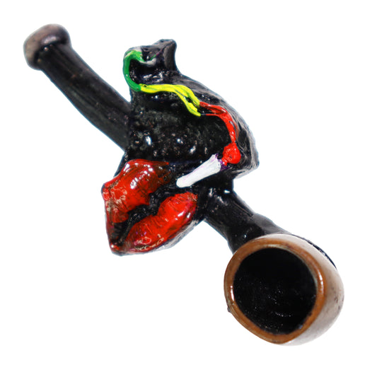 4 in -  Lips Smoking Bamboo Hand Pipe