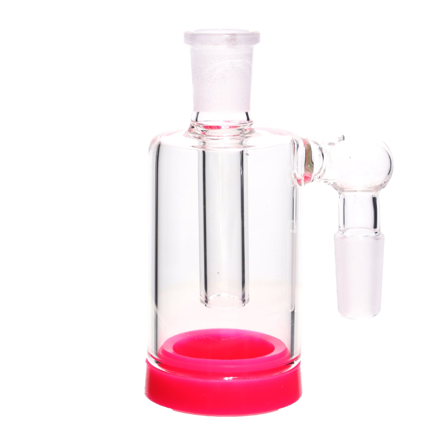 4 in - Reclaim Male 90 Degree Multicolor Ash Catcher Silicone Bong 14 mm