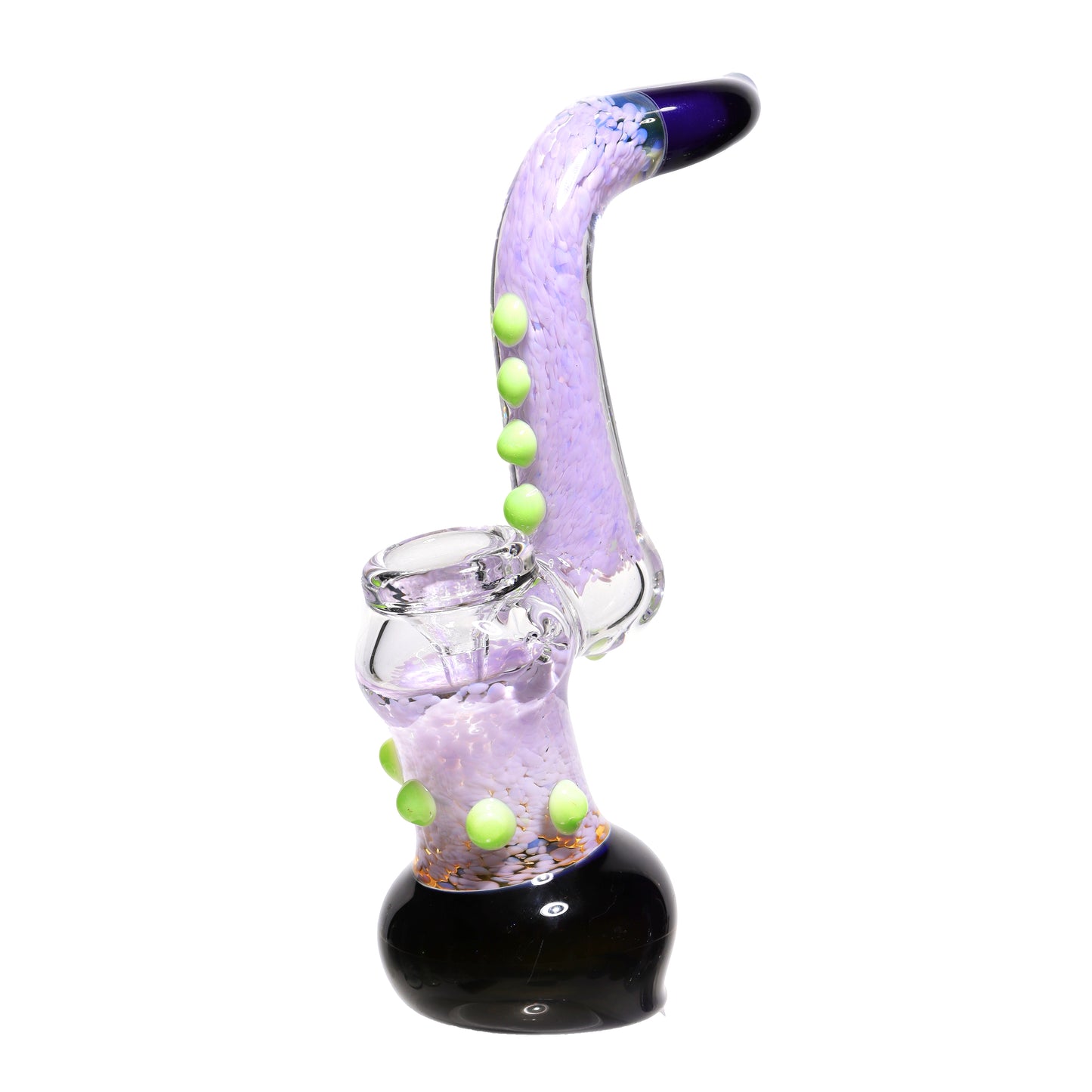 Slime Implosion Colors Black Dots Colors Glass Bubbler