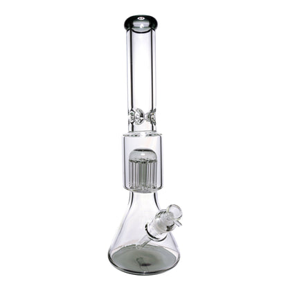 18 in - Big Chamber Multicolor Glass Beaker Bong