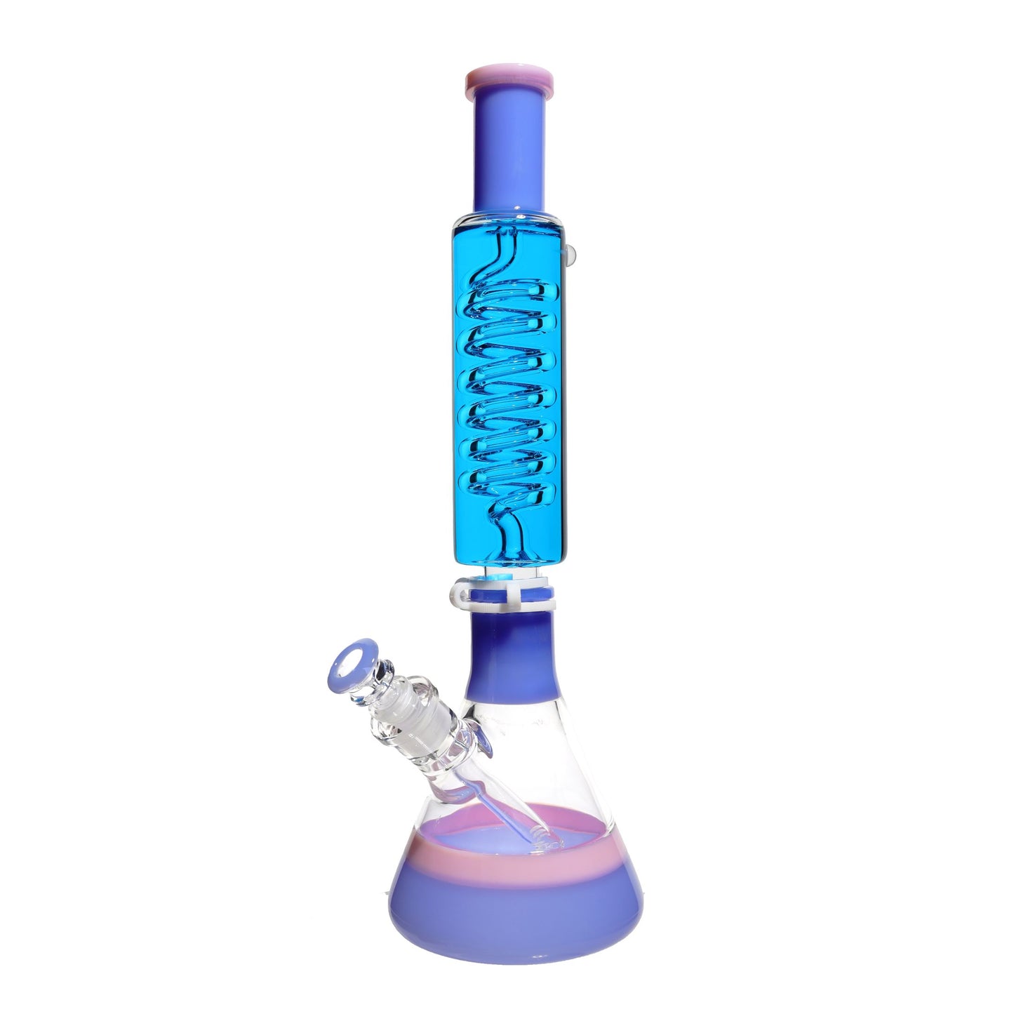 18 in - Slime Colos Fancy Glycerin Glass Beaker Bong