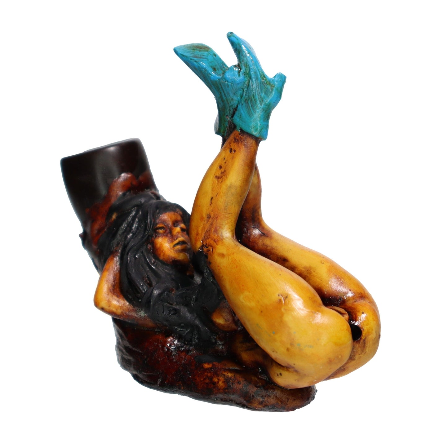 5 in - Lying Down Woman Bamboo Bong