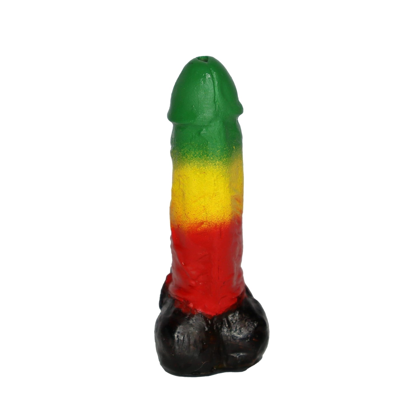 4 in - Rasta Dick Handmade Bong