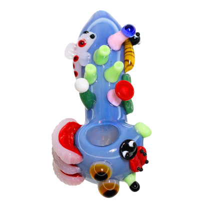 5 in - Fancy Crazy Animals Hand Pipe Spoon