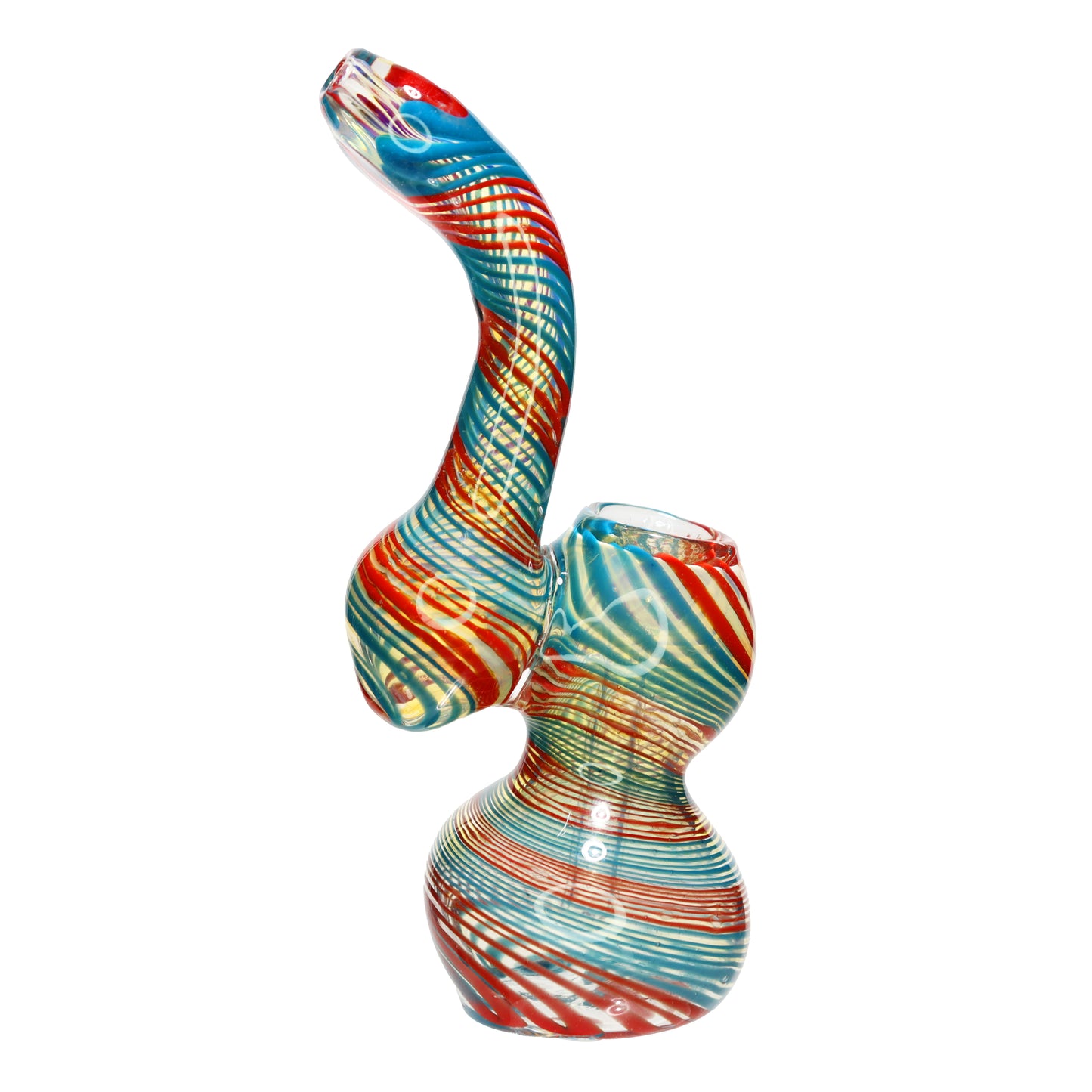 5 in - Mini Glass Bubbler Streaky