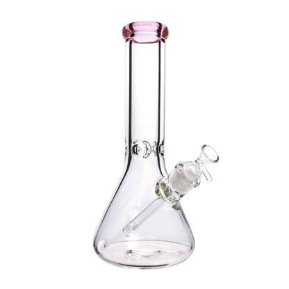 12 in - Clear Glass One-Tone Beaker Bong 9 mm