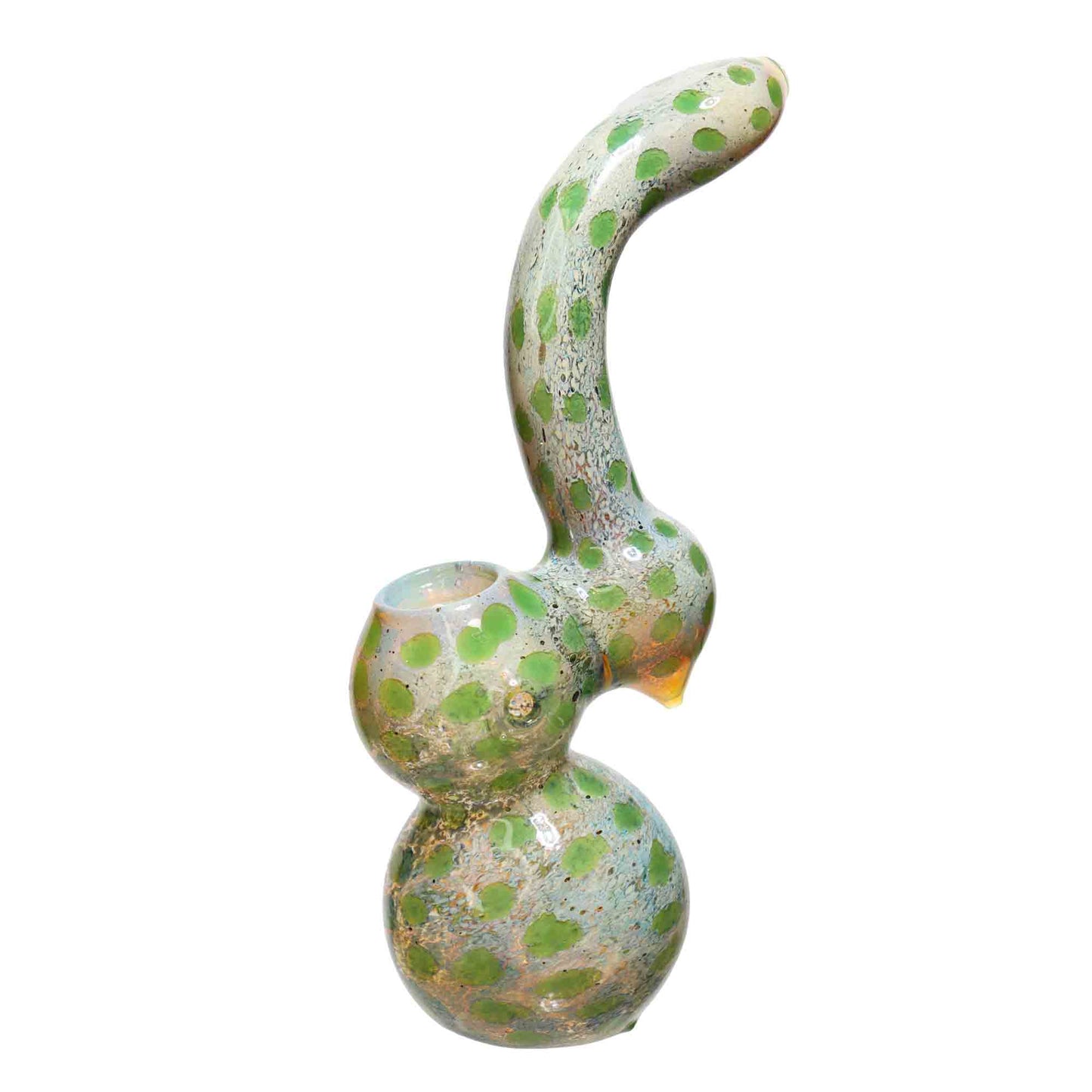 Polka Dots Glass Bubbler