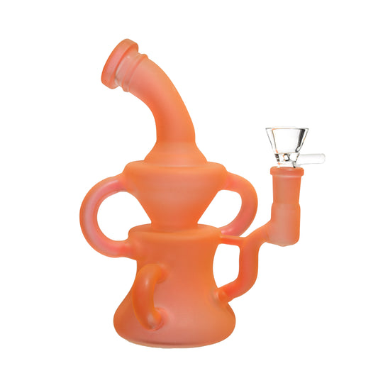 8 in - Neon Matte Glass Recycler