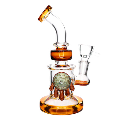 9 in - Multicolor Fancy Glass Water Pipe