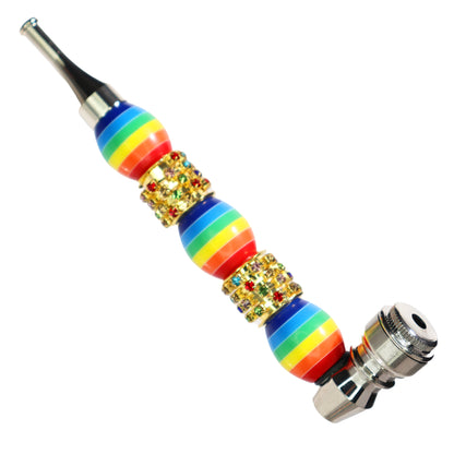 Diamond Ring Multicolor Metal Pipe