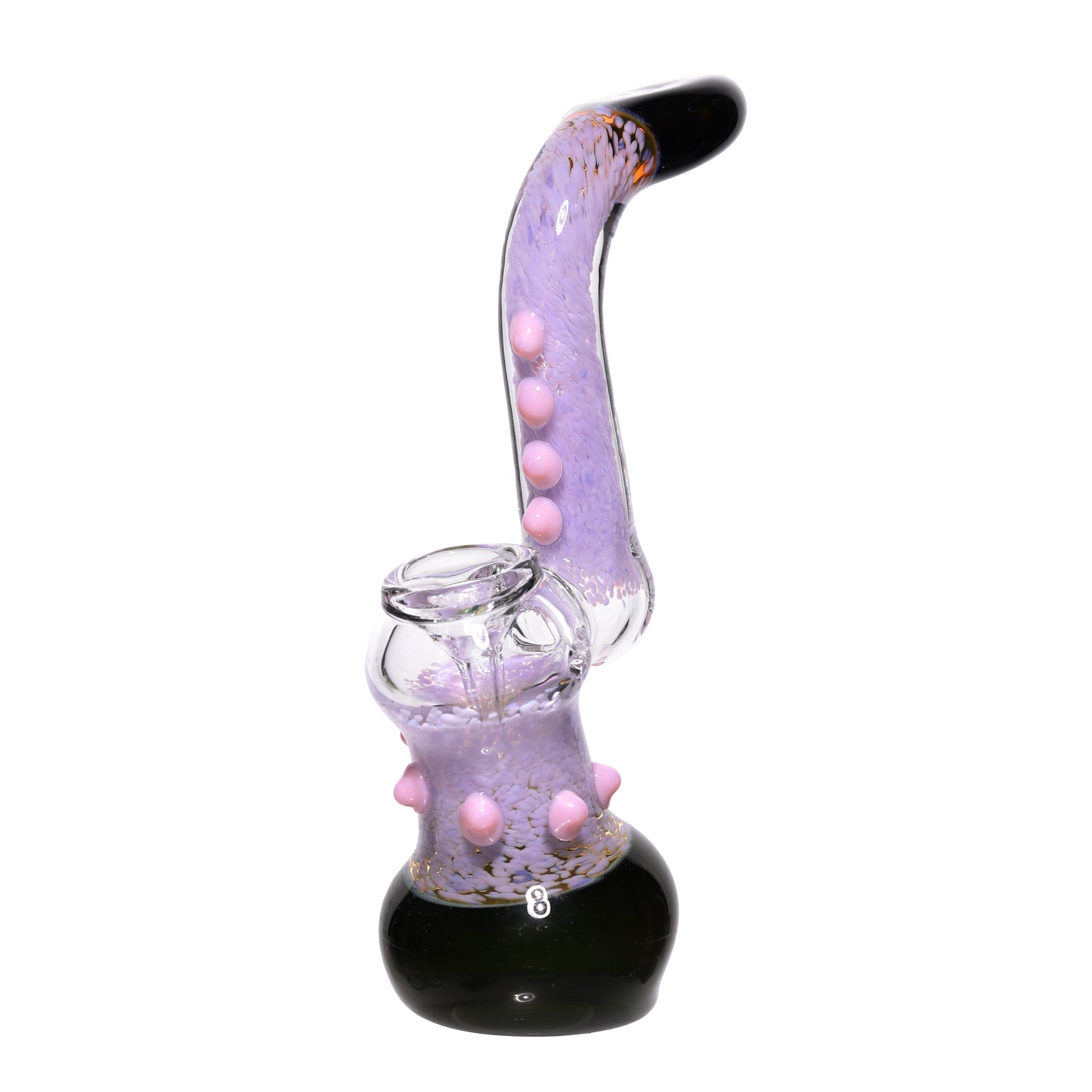 Slime Implosion Colors Black Dots Colors Glass Bubbler