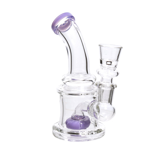 5 in - Mini Clear Glass Slime Colors Percolator