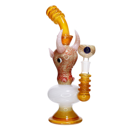 12 in - Parrot Monster Glass Bubbler