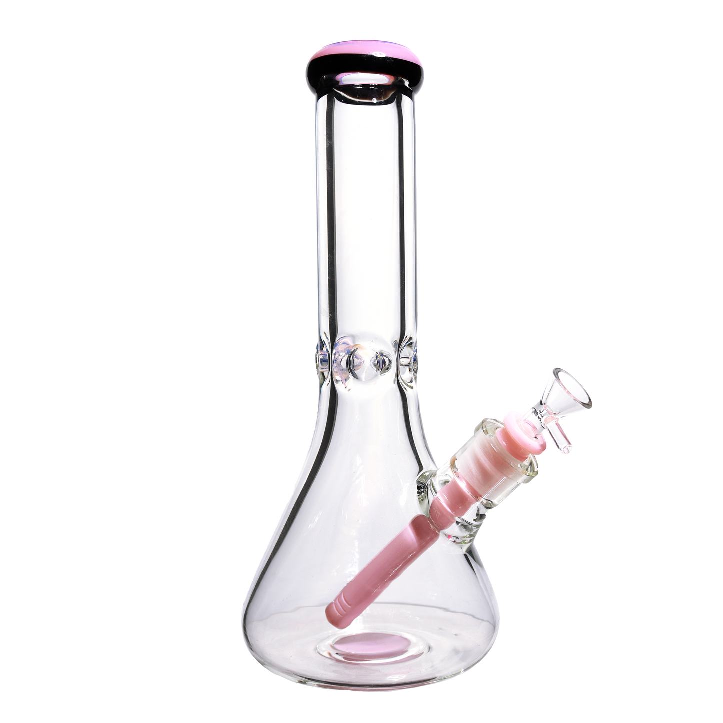 12 in - Clear Two-Tone Thick Beaker Bong 9 mm