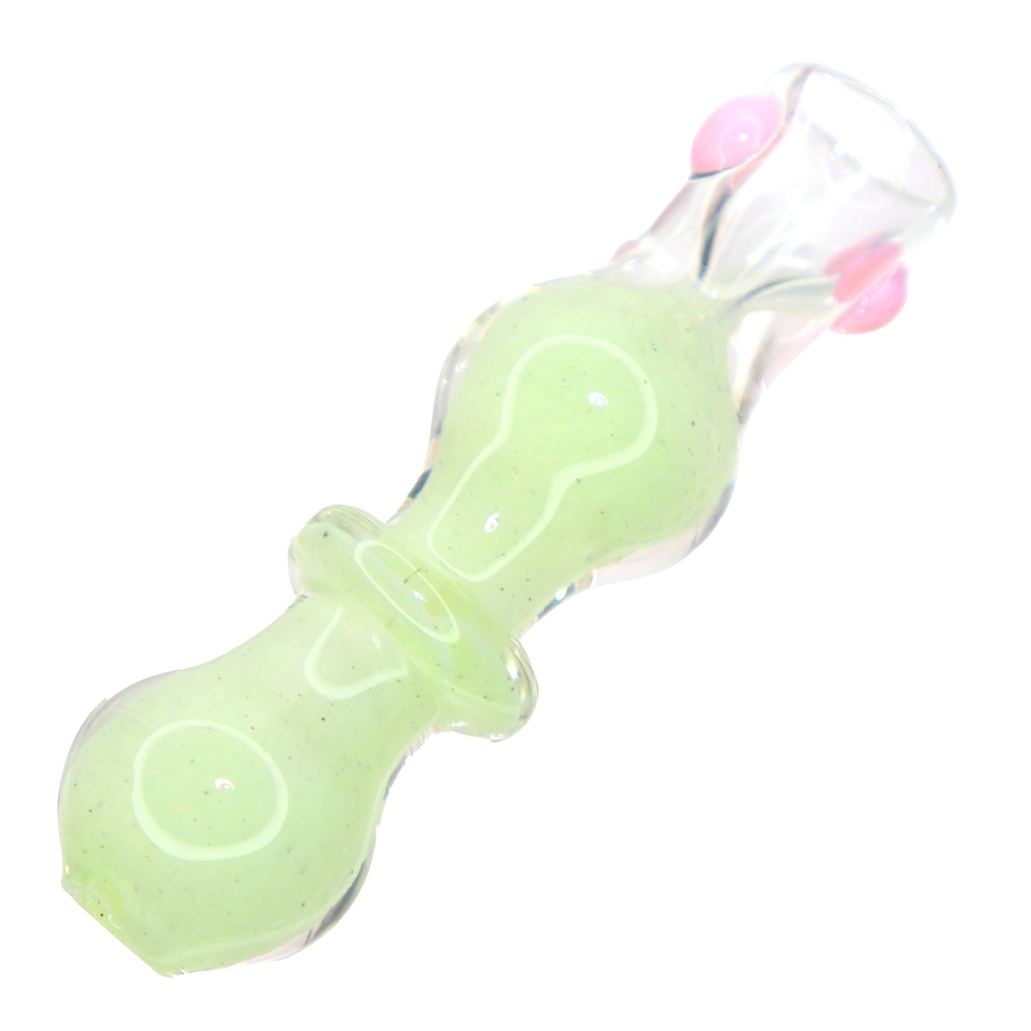 Slime Color Curvy Balls Glass Chillum