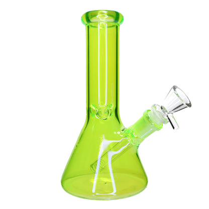 8 in - UV Multicolor Glass Beaker Bong