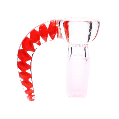 14 mm - Glass Screen Crazy Multicolor Horn Clear Bowl