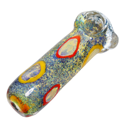 5 in - Curvy Cilinder Glass Hand Pipe Spoon