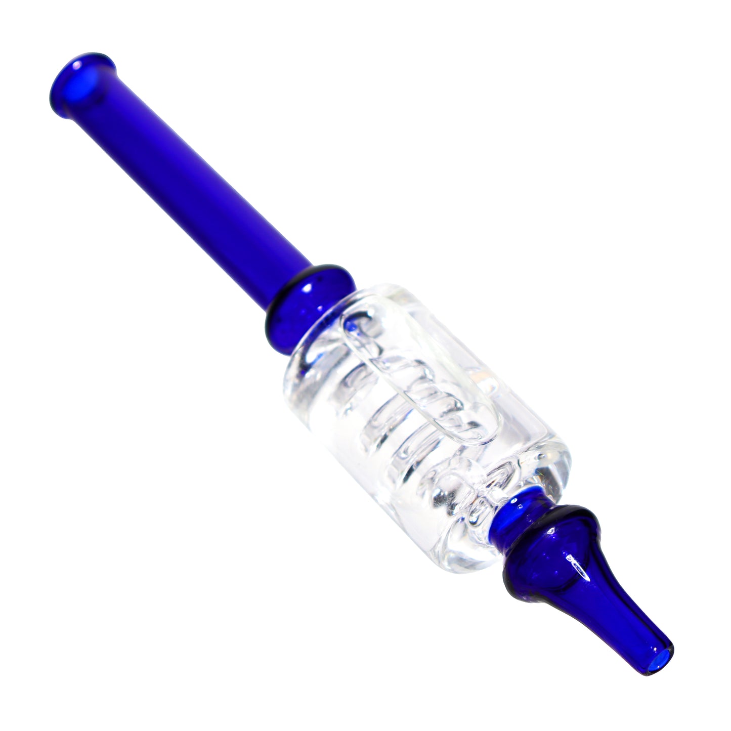 Clear Glycerin Multicolor Glass Nectar Collector