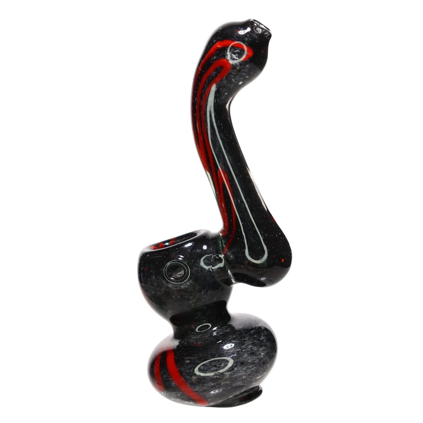 4 in - Mini Glass Bubbler Multicolor Rasta