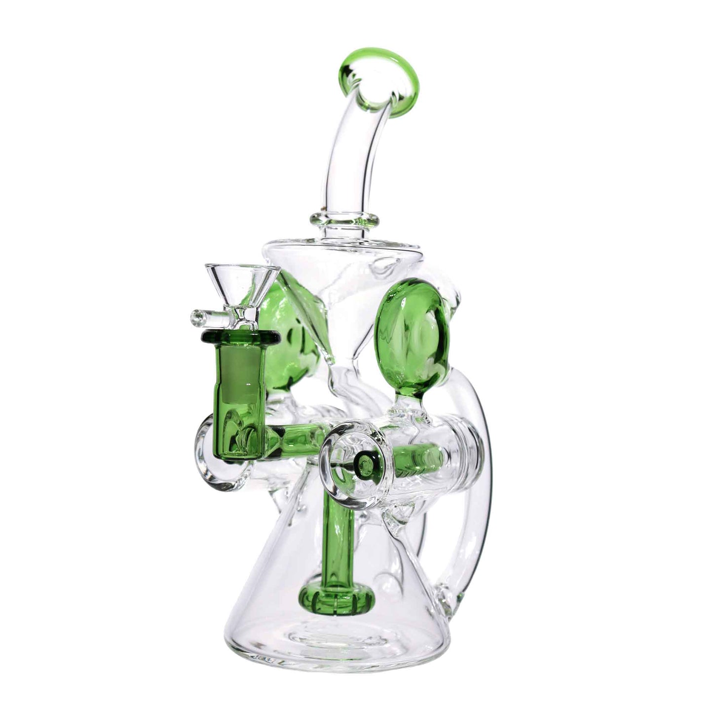 10 in - Super Fancy 5 Valves Multicolor Recycler