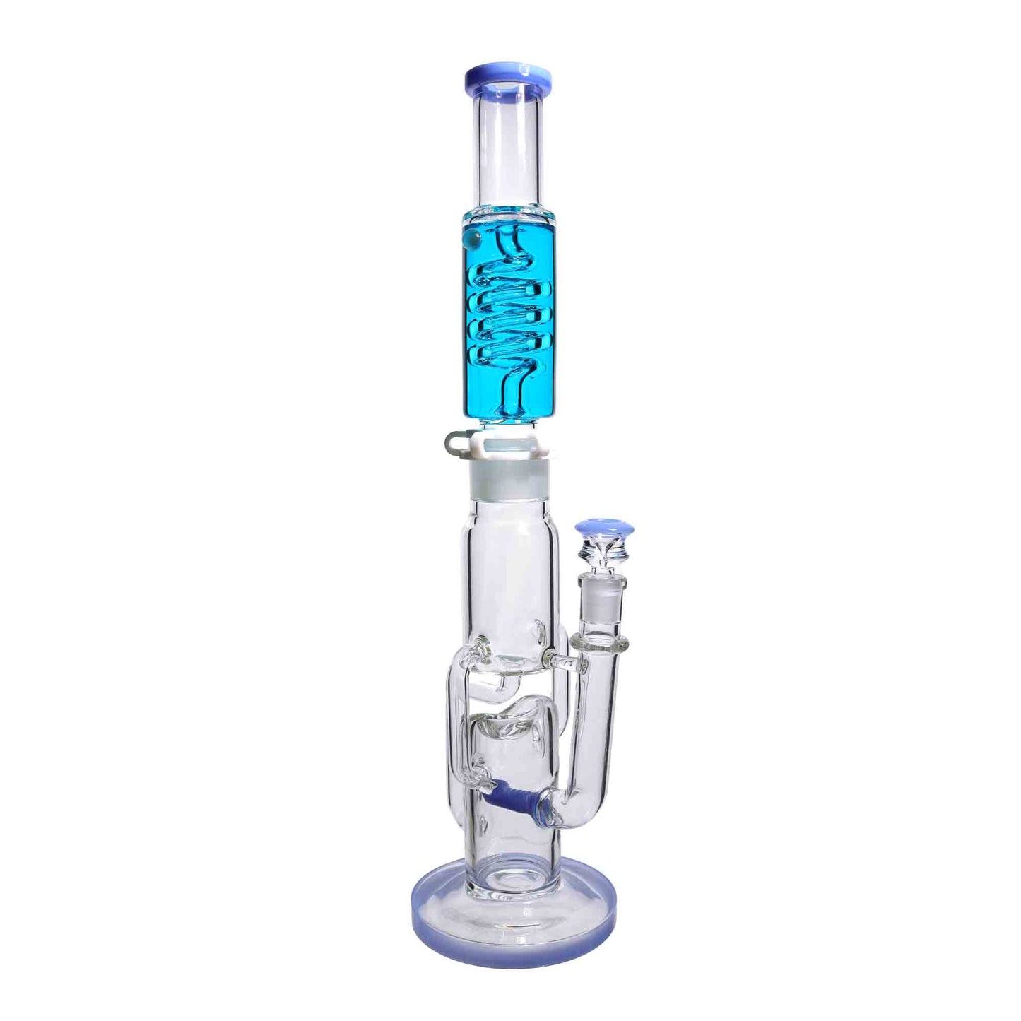 19 in - Super Fancy Glycerin Straight Bong 18 mm