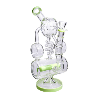 12 in - Super Luxury Clear Glass Recycler