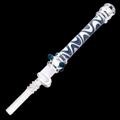 Twisted Multicolor Injection Glass Nectar Collector