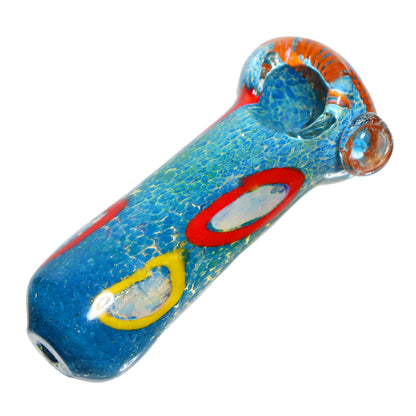 5 in - Curvy Cilinder Glass Hand Pipe Spoon