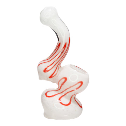 4 in - Multicolor Mini Glass Bubbler Lines