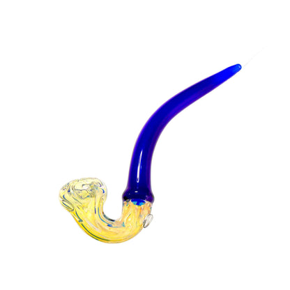 Fancy Multicolor Glass Sherlock Pipe