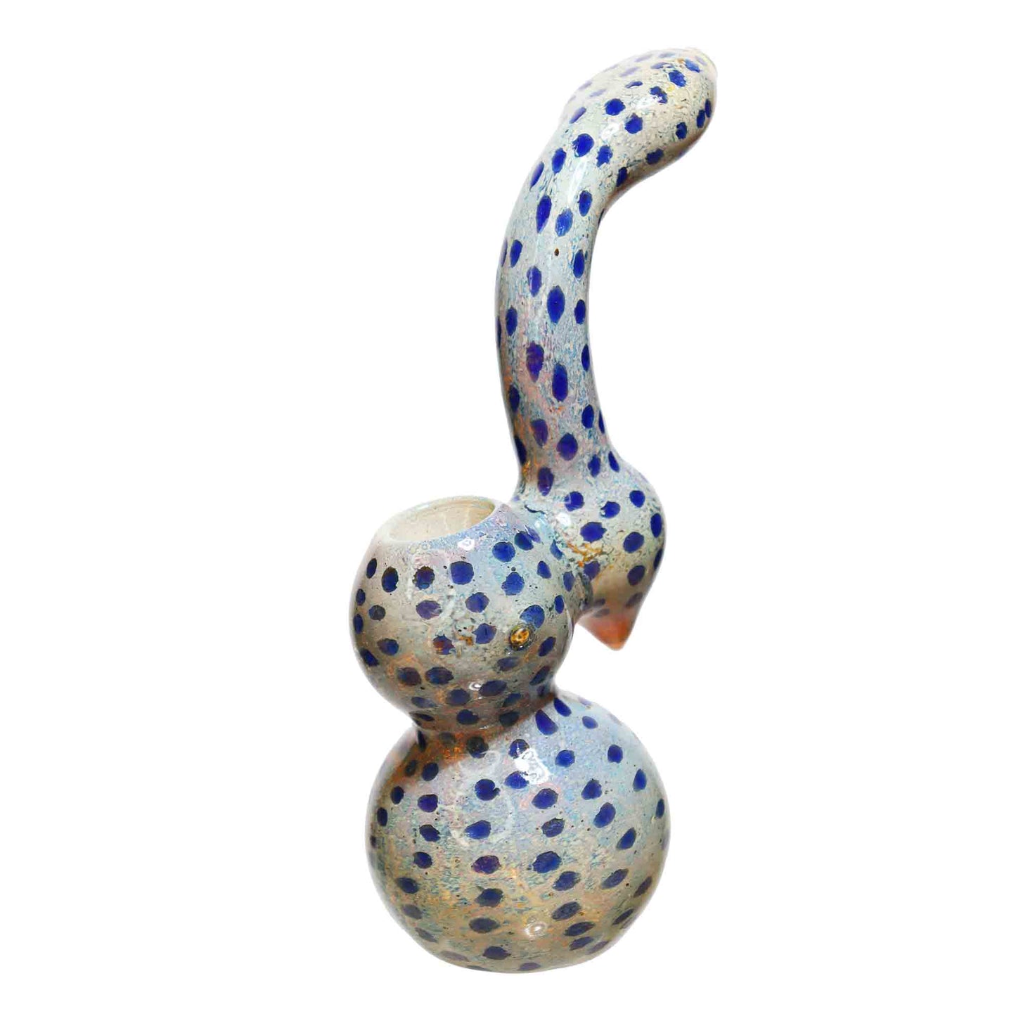 Polka Dots Glass Bubbler