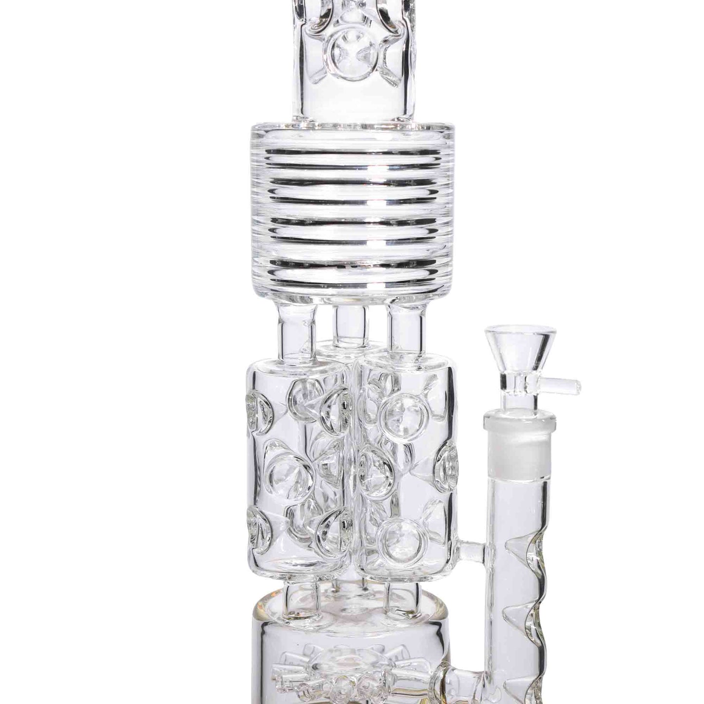 19 in - Super Big Luxury Glass Recycler 18 mm