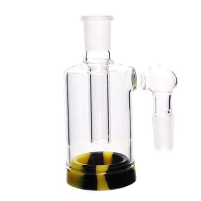 4 in - Reclaim Male 90 Degree Multicolor Ash Catcher Silicone Bong 14 mm