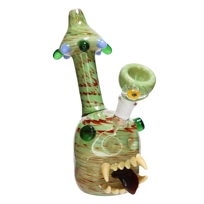 10 in - Head Monster Crazy Glass Bubbler