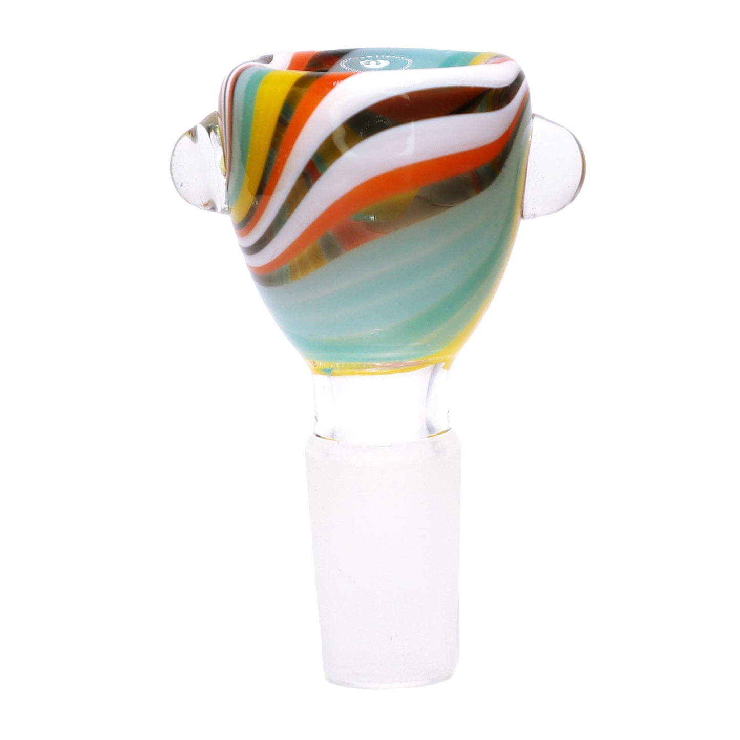 14 mm - Spirals Multicolor Glass Bowl