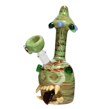 10 in - Head Monster Crazy Glass Bubbler