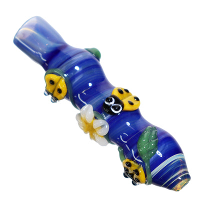 Lady Bug Glass Chillum