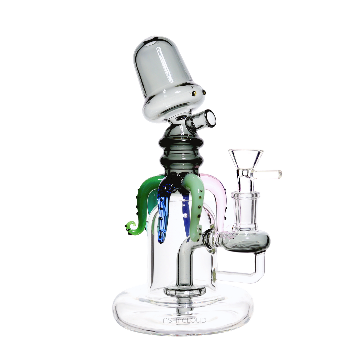 9 in - Octopus Showerhead Glass Bong