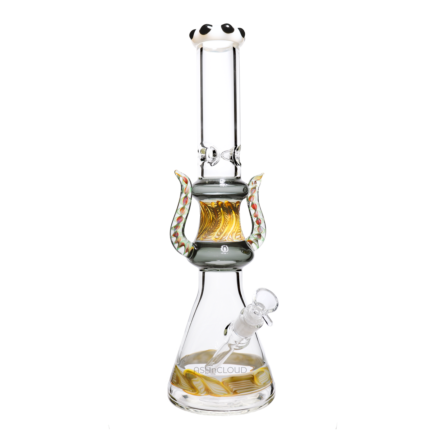 18 in - Exotic Super Beaker Bong with Horns