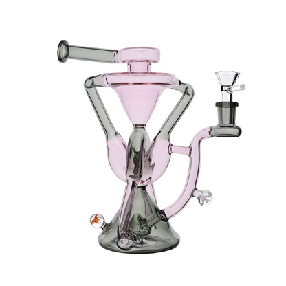 9 in - Super Fancy Multicolor Glass Recycler