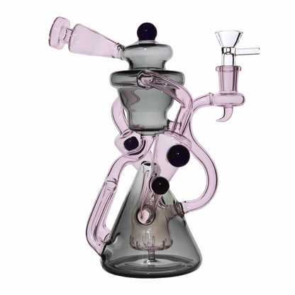 10 in - Exotic Multicolor Glass Recycler