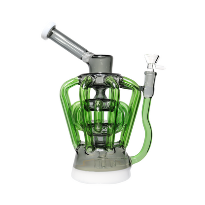 9 in - Colorfull Glass Recycler 16 valves