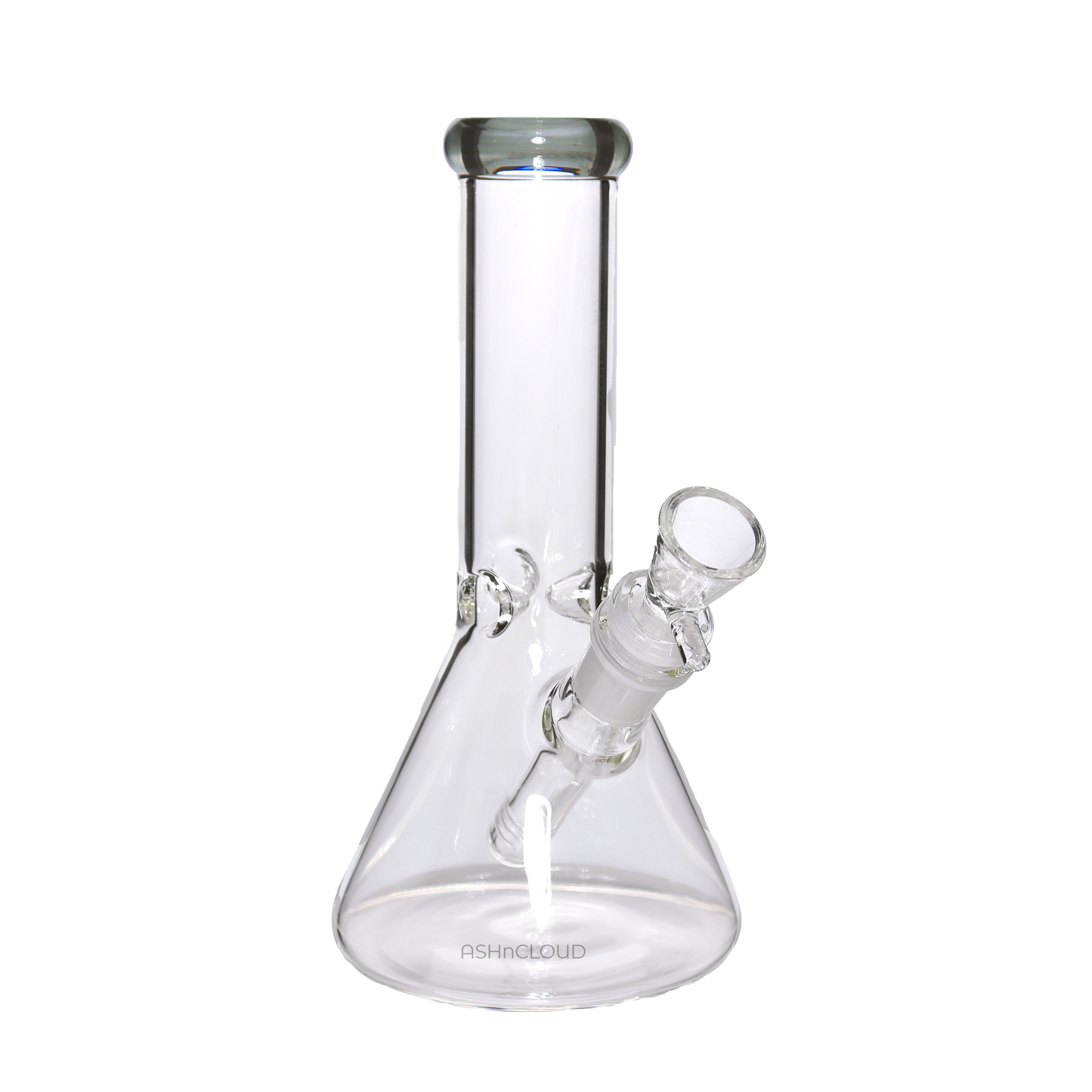 8 in - Clear Glass One-Tone Mini Bong