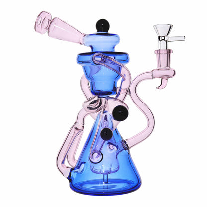 10 in - Exotic Multicolor Glass Recycler