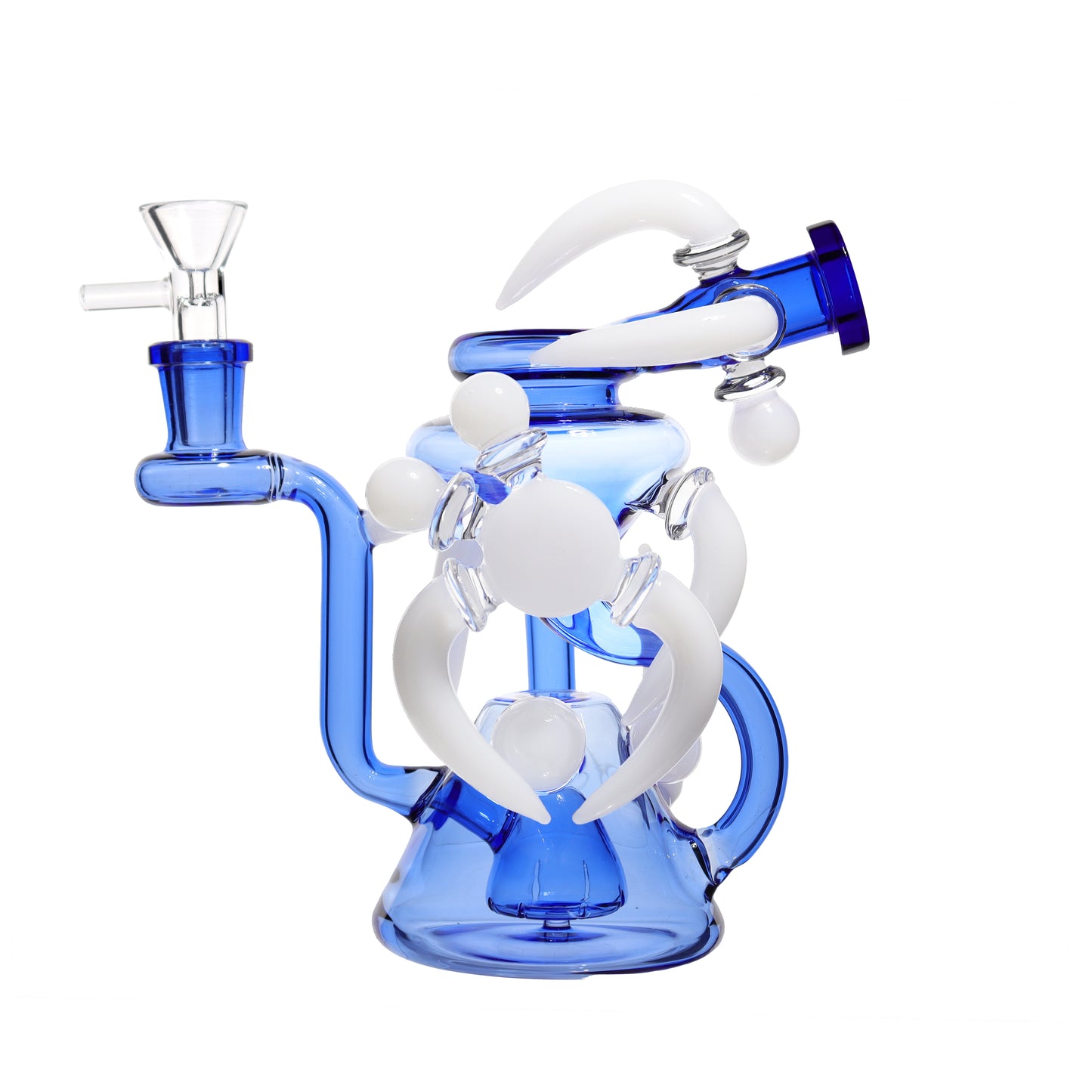 7 in - Super Exotic Multicolor Glass Recycler