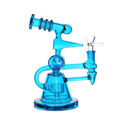 9 in - Scientific Design Glass Recycler Multicolor