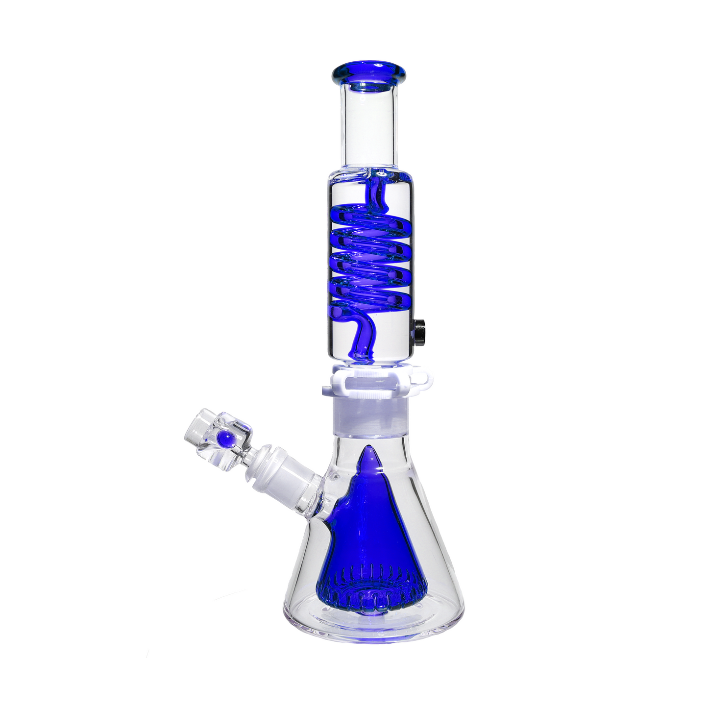 13 in - Glycerin Twister Glass Beaker Bong