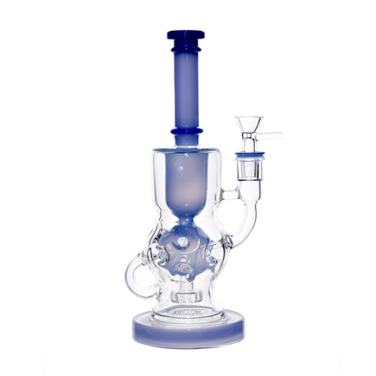 11 in - Slime Colors Straight Neck Glass Bong